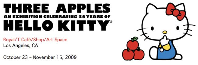 Kitty Rocker en Three Apples 35 años de Hello Kitty